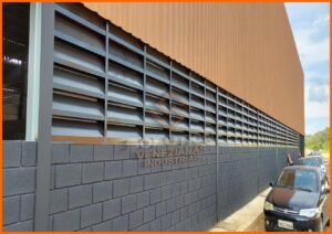 Veneziana Industrial para Fachada - Facilidade de Manutenção