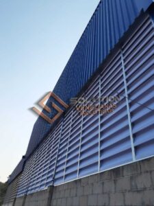 Veneziana para Construções Industriais - Ventilação Melhorada