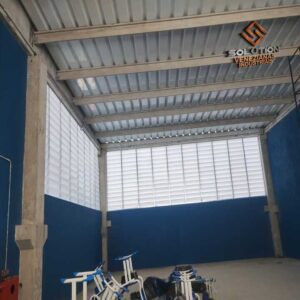 Veneziana Industrial Menos Umidade para um ambiente mais confortável