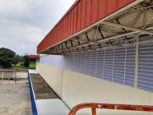 Venezianas Industriais modelos com foco em melhoria da ventilação do local, aplicadas em galpões e indústrias com alta eficiência natural