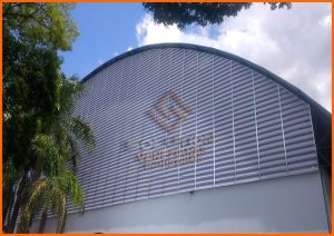 Veneziana Galpão Industrial, instalação eficiente de venezianas industriais para ventilação e conforto térmico