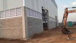 Veneziana Industrial Ótima Ventilação para renovação de ar constante em ambientes industriais