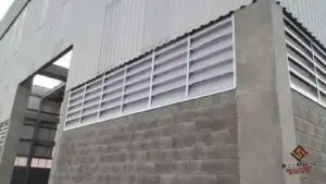 Veneziana Industrial Luz e VentilaçãoDesempenho Superior