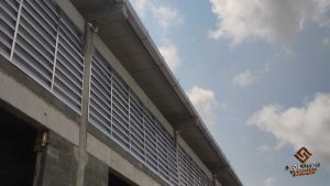 Veneziana Industrial ótima ventilação para ambientes industriais em diferentes condições climáticas