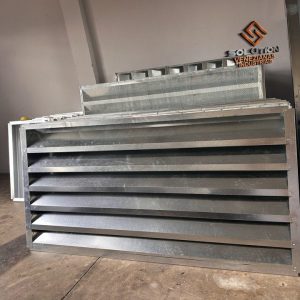Veneziana Industrial Design Robusto para máxima resistência e ventilação eficiente