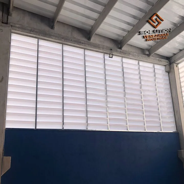 Veneziana Industrial Conforto Interno veneziana industrial para comércios
