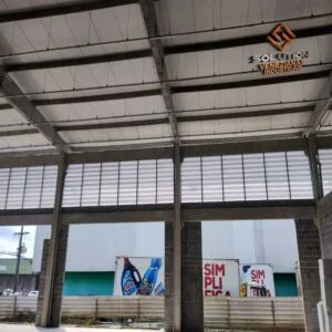 Veneziana Industrial Mais Fluxo de Ar - Adaptação inteligente para projetos industriais