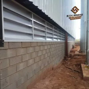 Veneziana Industrial Mais Fluxo de Ar para um ambiente mais arejado