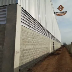 Venezianas Industriais para Armazéns Venezianas Industriais para Armazéns Mais Arejados com eficiência de ventilação
