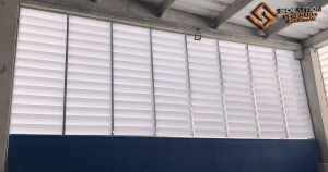 Veneziana Industrial Circulação do Ar para adaptação eficiente em ambientes industriai