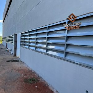 Veneziana Industrial Aço Galvanizado proporciona economia a longo prazo com durabilidade e ventilação eficiente