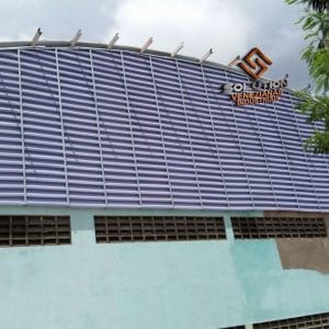 Veneziana Industrial Menos Ar Abafado e mais ventilação constante em galpões