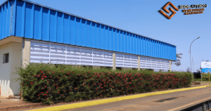 Veneziana Industrial Entrada De Ar para ventilação natural e eficiência térmica
